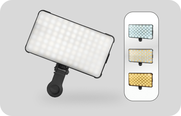 luz led de tres tonos portatil